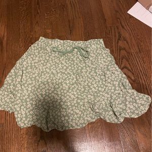 pacsun floral skirt